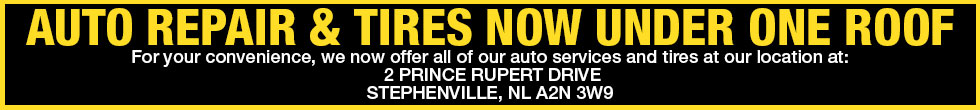 Auto Repair & Tires in Stephenville, NL